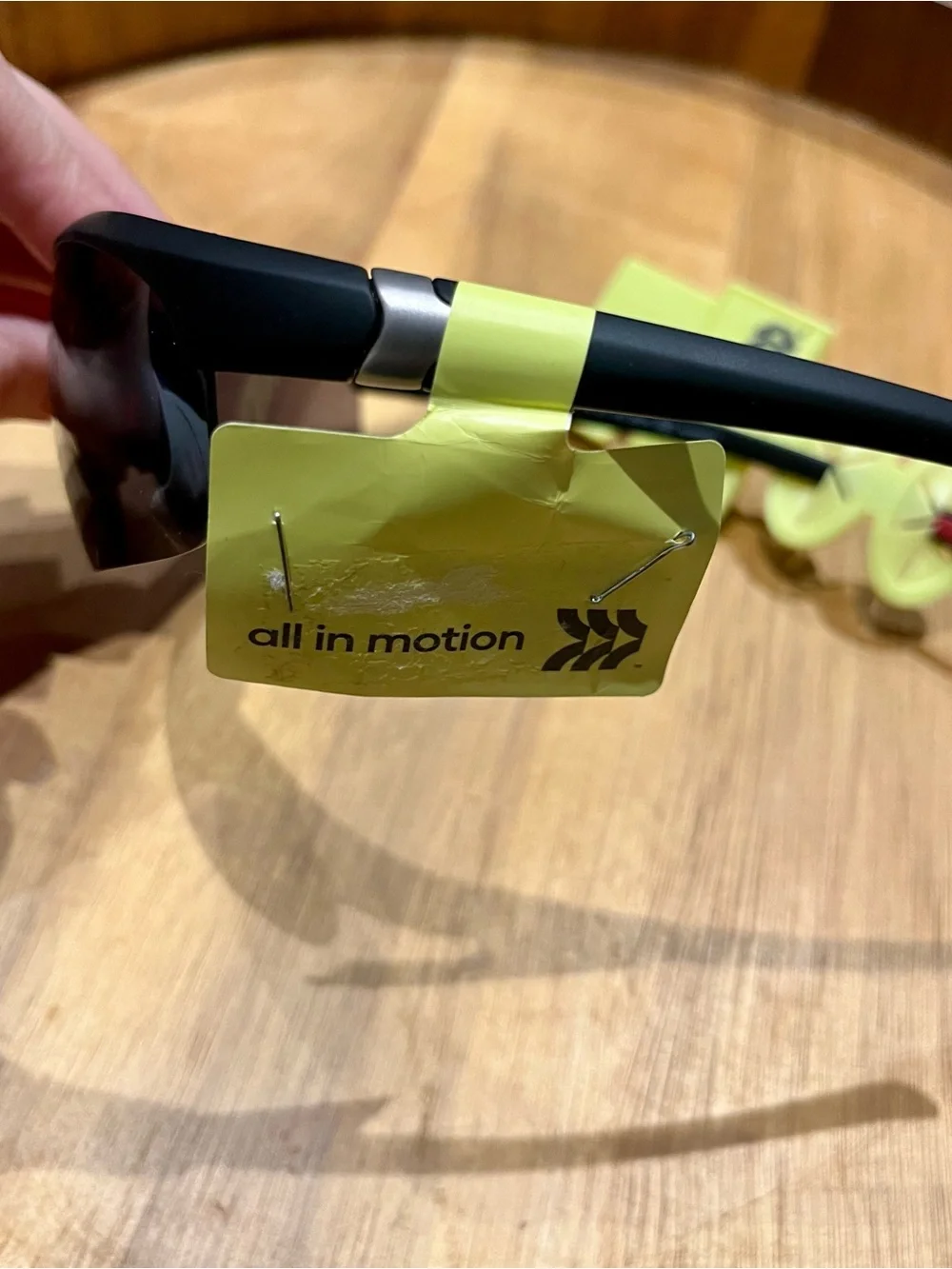 All In Motion - Men's Sporty Matte Black Frame Sunglasses